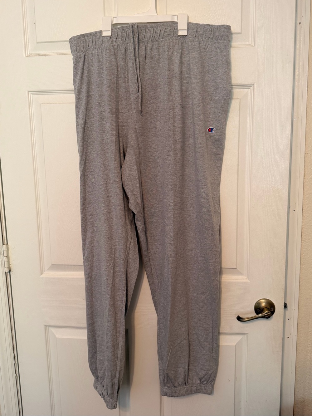 Men’s Champion Grey Sweatpants with Elastic Waist
